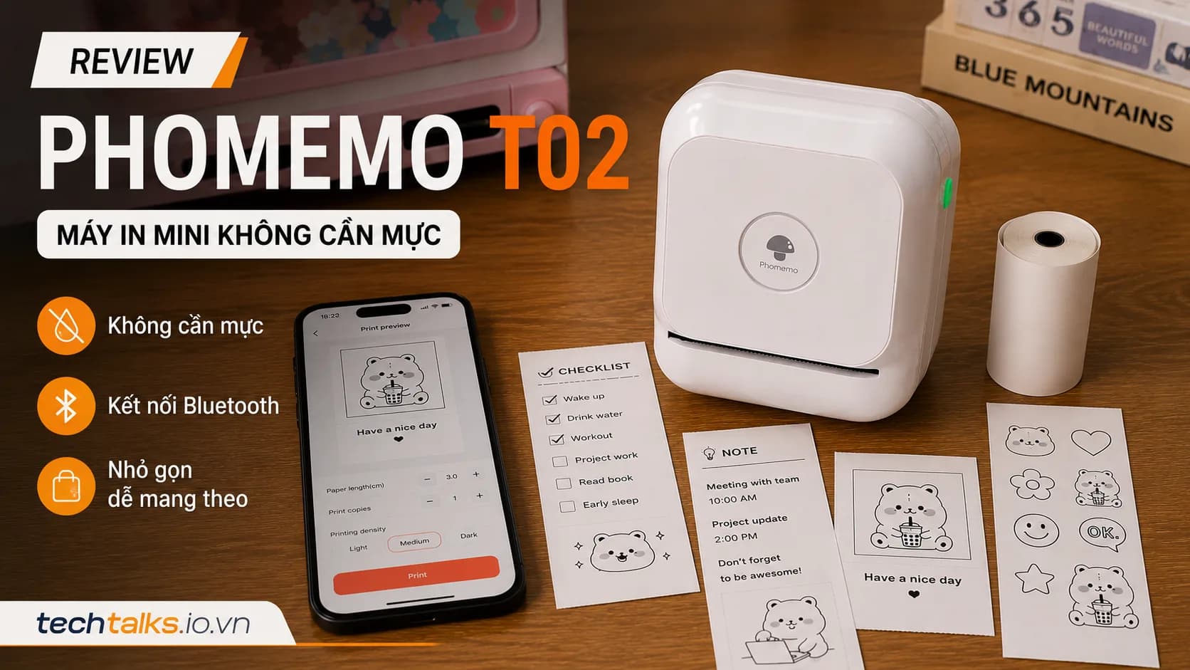 Review Phomemo T02: Máy in mini không cần mực có thực sự đáng mua?