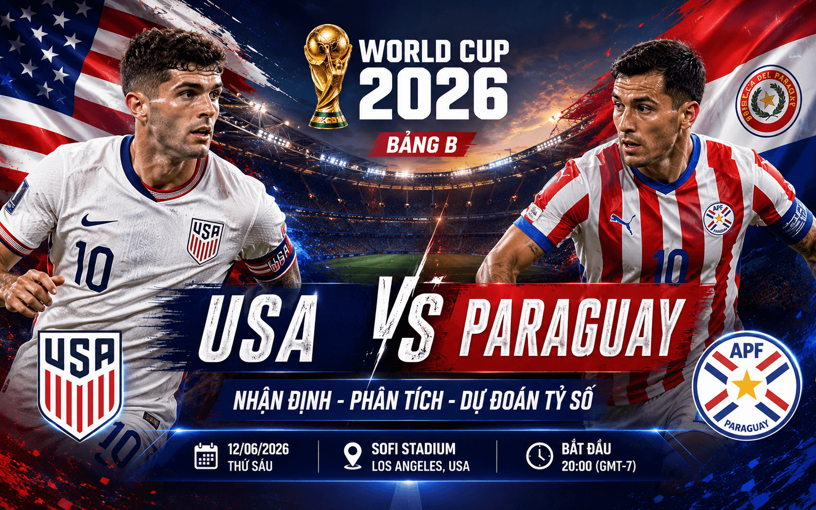 Mỹ vs Paraguay: Nhận Định, Phân Tích Và Dự Đoán Tỷ Số World Cup 2026