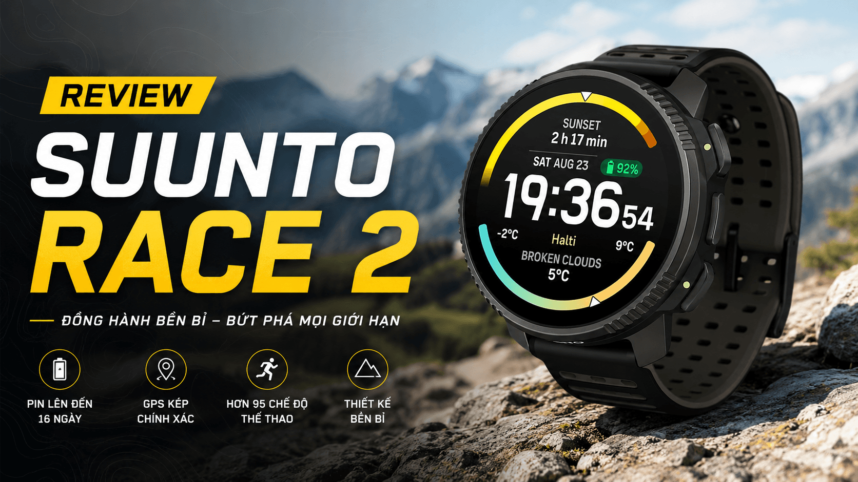 Đánh giá Suunto Race thực tế: "Vũ khí" tối thượng cho Runner hay chỉ là bình hoa di động?